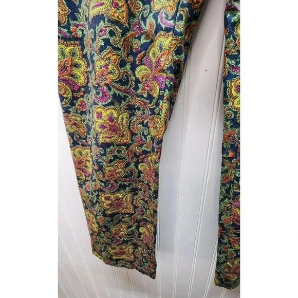Talbots Curvy Multi Colored Ankle Pants Women's Size 8 - Picture 4 of 16